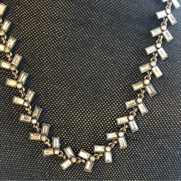 Herringbone Crystal Necklace - Picture 2 of 4